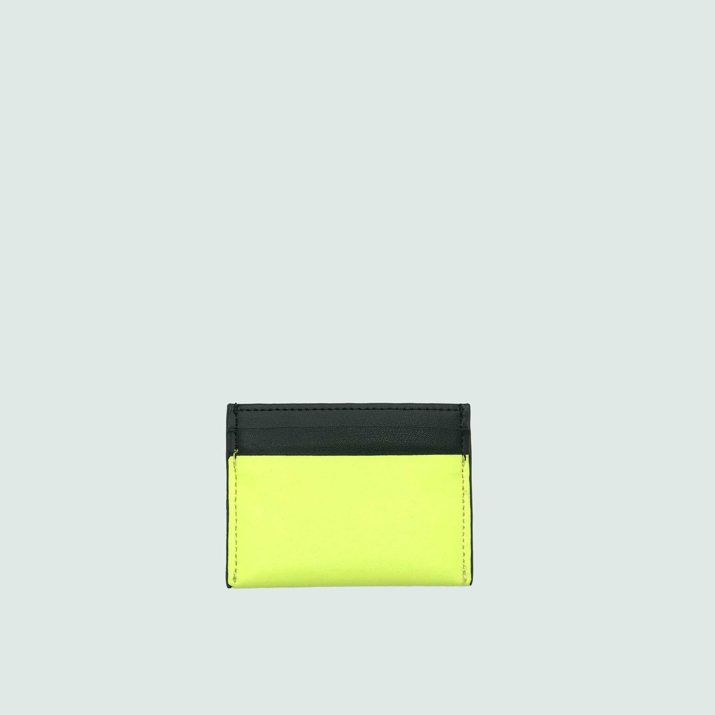 slim cardholder-neon green/black